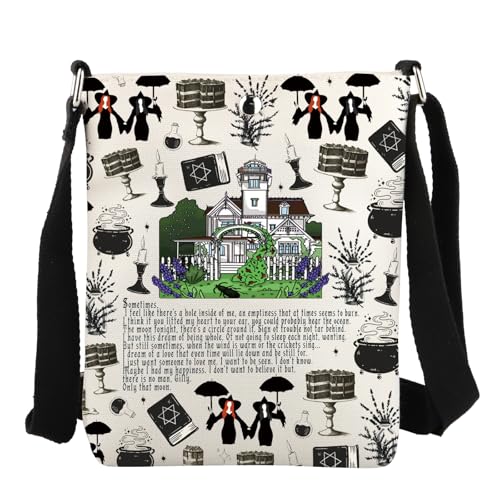 JYTAPP Sister Letter Crossbody Bag Practical Movie Magic House Gift Sisters Witchy Gift Witchy Lover Gift