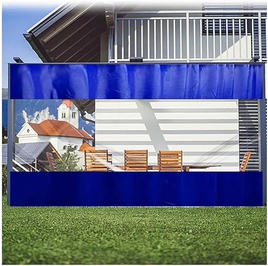Cloison de fenêtre en vinyle amovible pour auvent extérieur et protection de terrasse