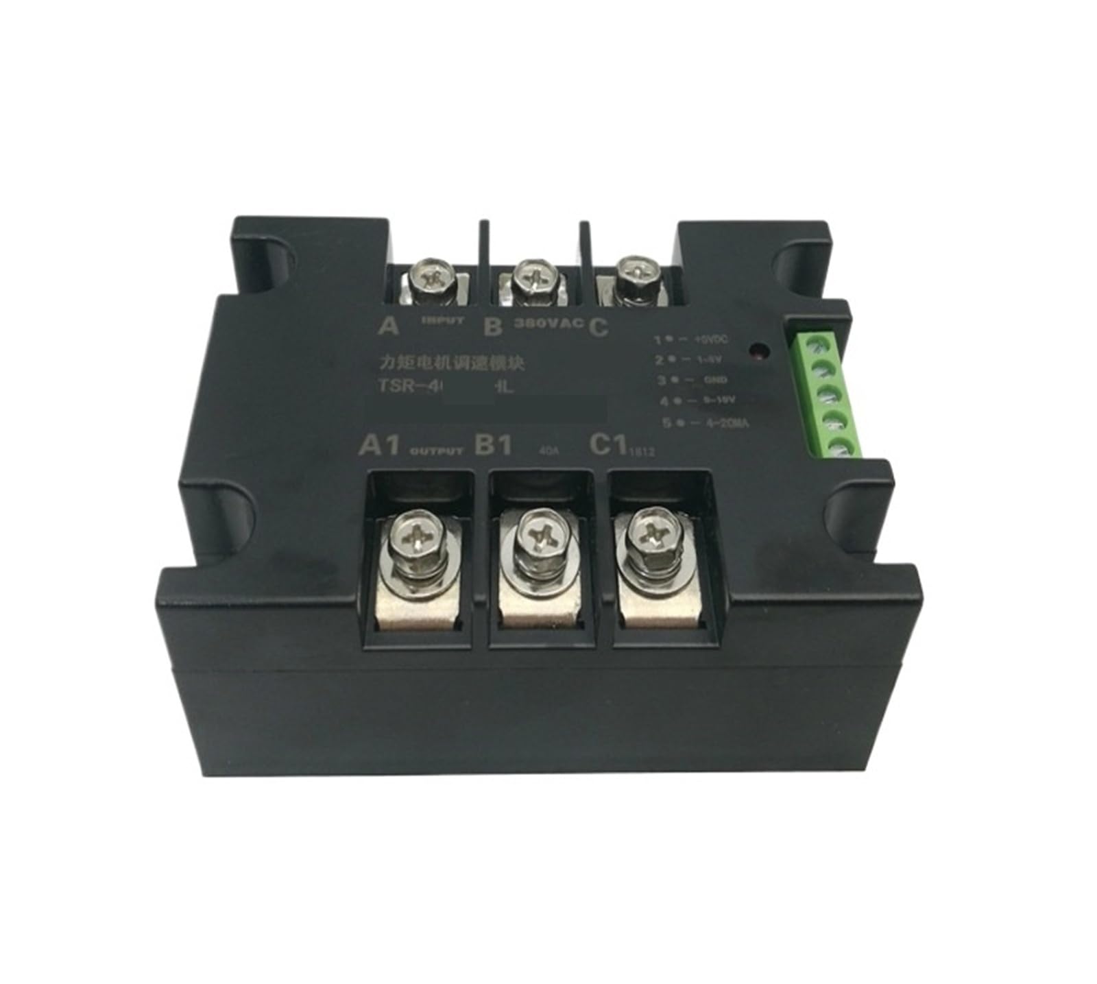 Arrancador suave de motor trifásico con control de velocidad 4-20mA 10A