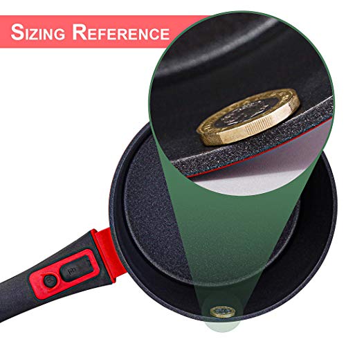 INTIGNIS Milk Pan with Glass Lid - Aluminium Non-Stick Saucepan with Stainless Steel Base & Removable Handle - Dishwasher-Safe Kitchen Cooking Pot for Induction, Gas, Electric & Ceramic Hobs - 20cm Second Image