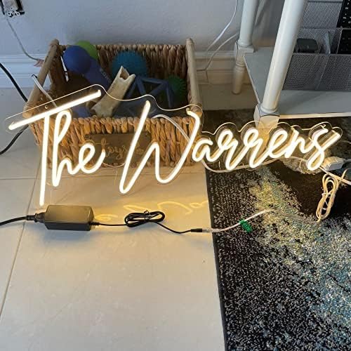 Miniatura 4 de Letrero de neón personalizable con el nombre para boda, cumpleaños, graduación, fiesta, decoración de pared. Luz de neón personalizada para