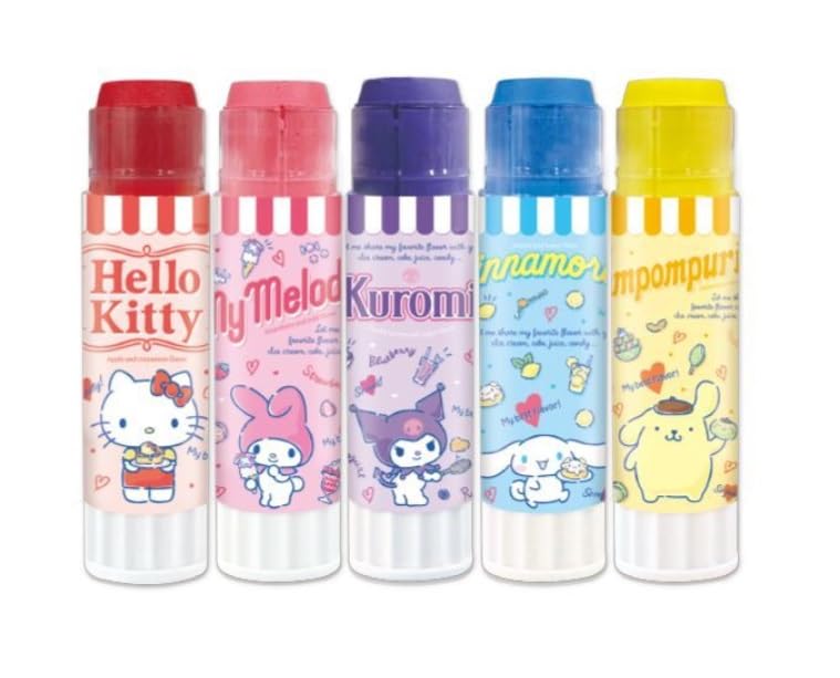 Cute Colored Glue Sticks, 25 Gram, 5 Count