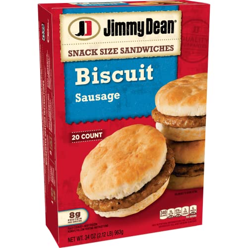Jimmy Dean Snack Size Sausage Biscuit Sandwiches, 20 Count (Frozen) #TOP5