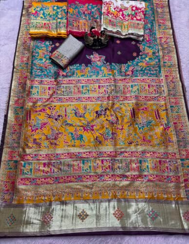 Veglari kashmiri silk saree – image 5