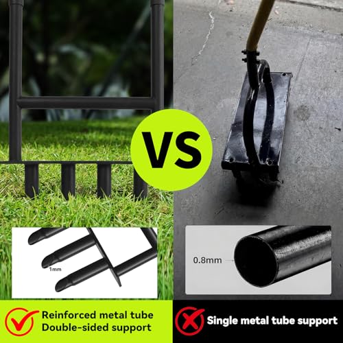 Manual Lawn Core Aerator Tool de acero carbono miniatura 4