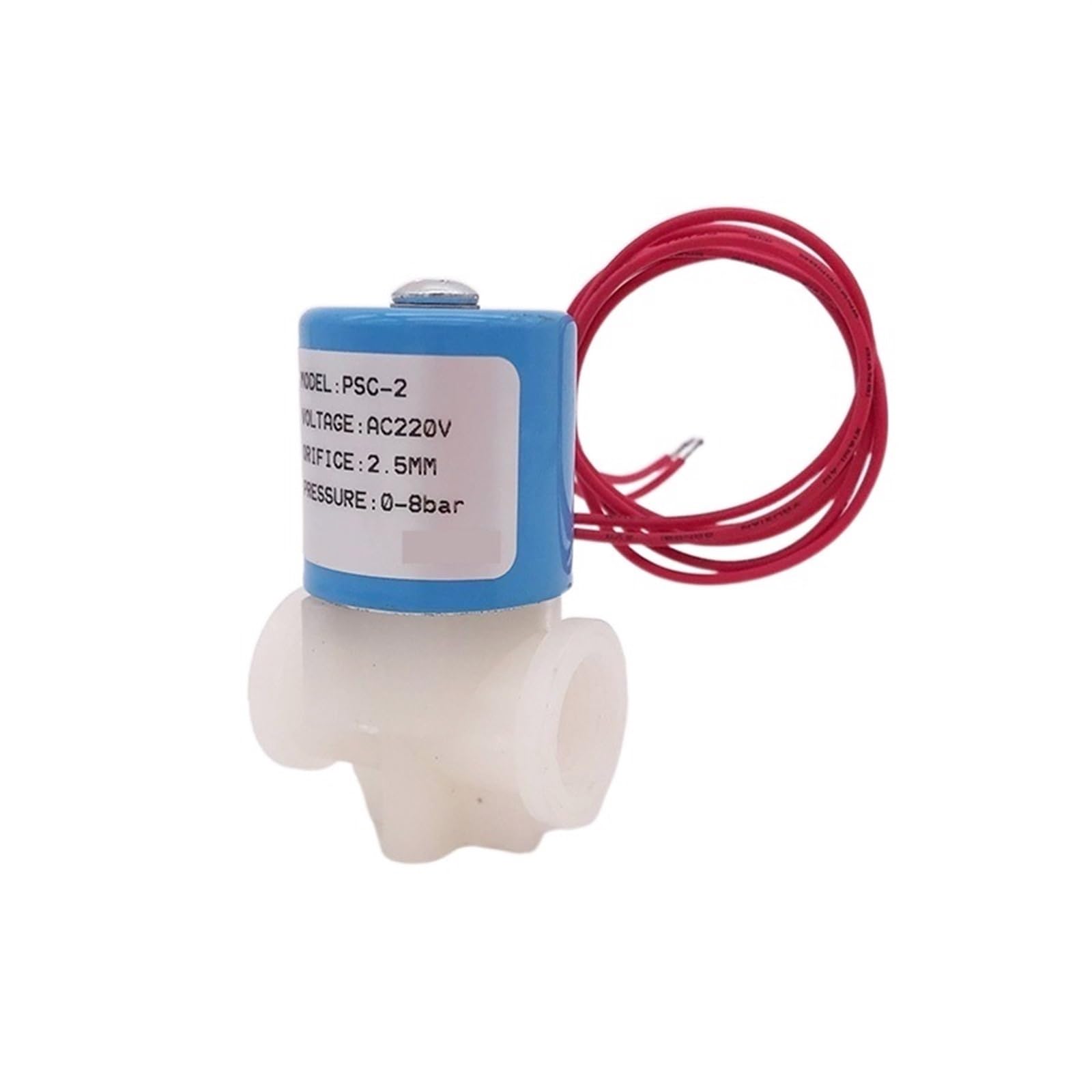 HDPHCRIUN PSC-2 2 way Plastic water dispenser micsolenoid valve 1/4 BSP 24V 12V flow control for purifier machine 1Pcs(DC12V)