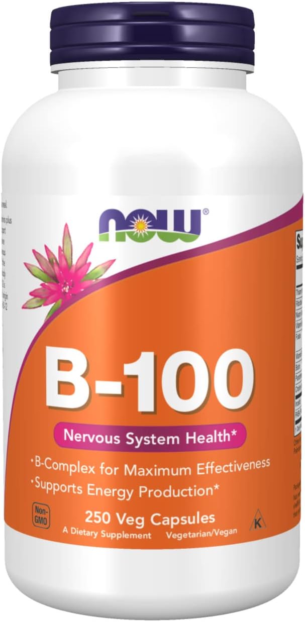 Now Foods B-100, 250 caps (Pack of 2)