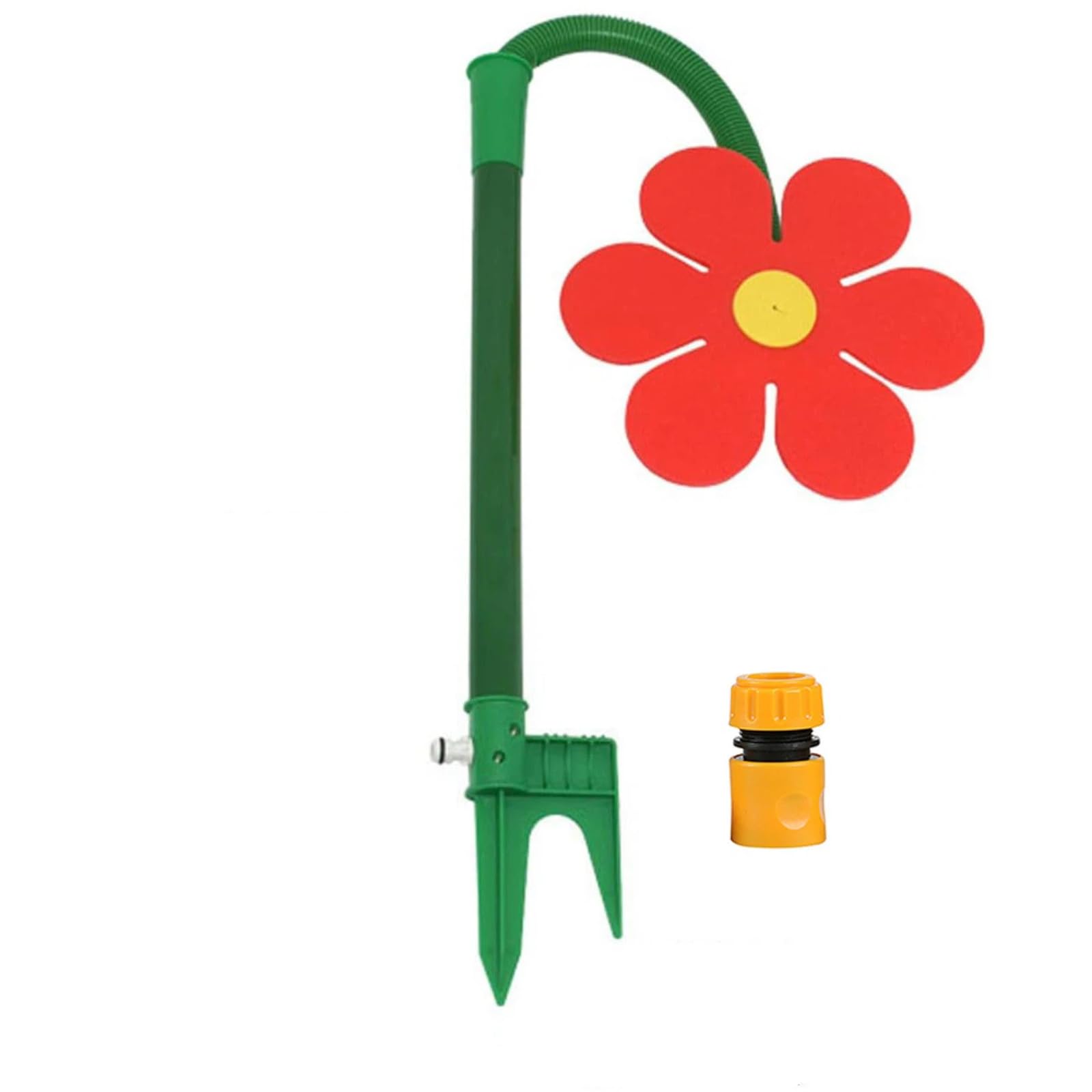 Irrigatore Crazy Daisy,360° Rotating Dancing Flower Fun Garden Sprinkler, adatto per irrigare patii, prato, giardino, idratazione e raffreddamento per cani