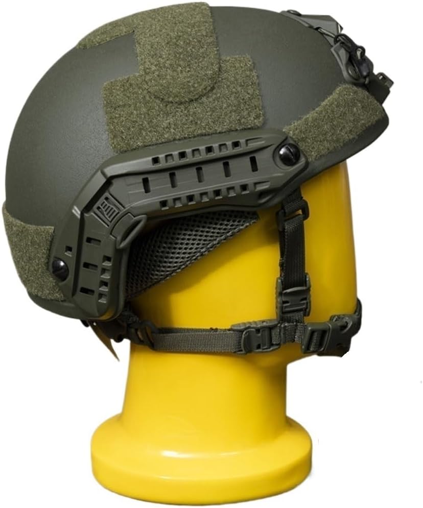 NIJ 3A Tactical Helmet For Outdoor Hunting - PE Material, 55-62cm Adjustable Fit, 1.5kg Lightweight