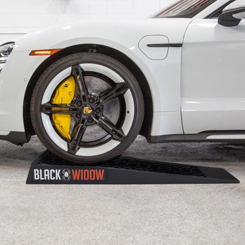 image for Rage Powersports Black Widow Low Profile Plastic Car Service Ramps for