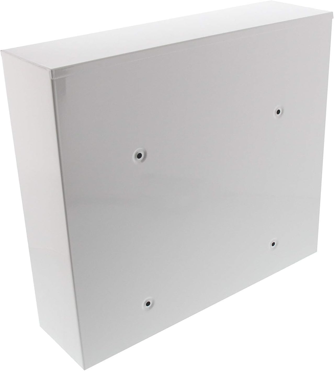 BURG-WÄCHTER, Anlagenbriefkasten, A4 Einwurf-Format, Verzinkter Stahl, Potsdam 877 W, Weiß