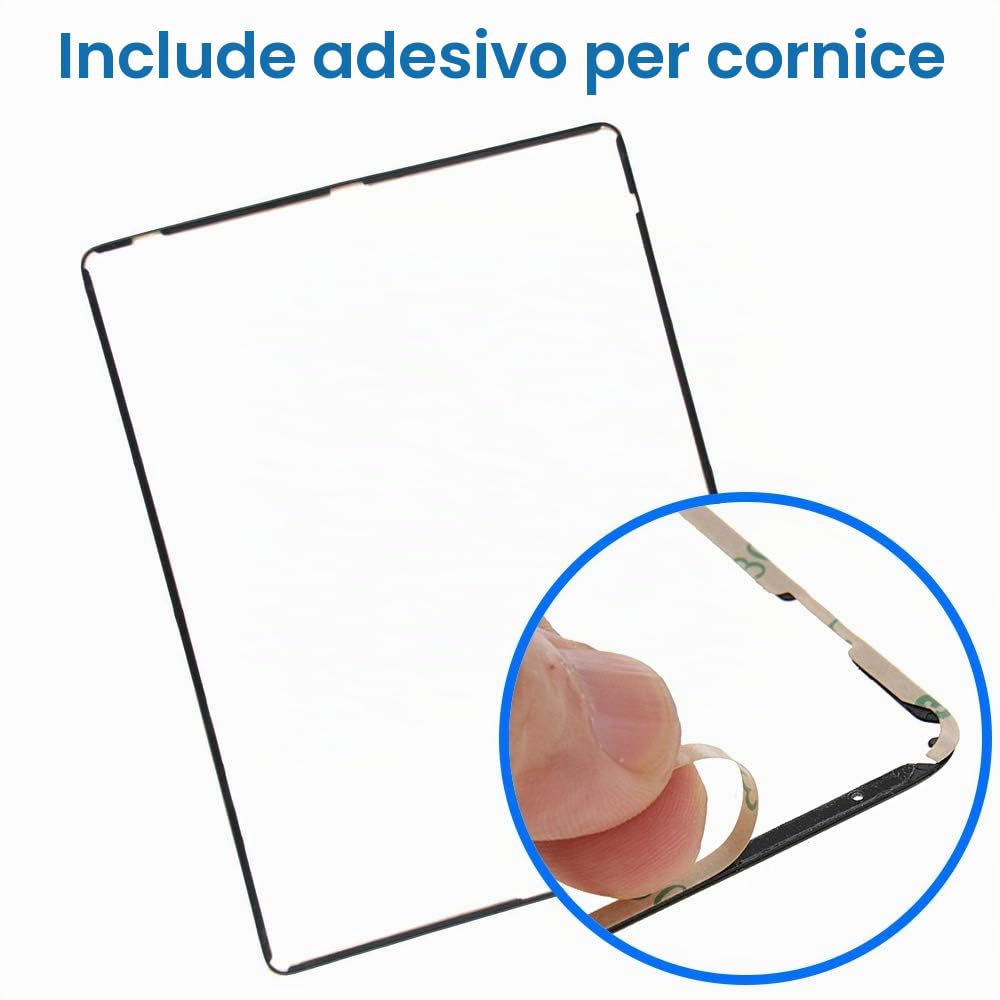 MMOBIEL Digitizer compatibile con iPad 3 (Nero) 9.7 Pollici 2012 Assemblaggio schermo tattile touchscreen frontale Incl kit attrezzi
