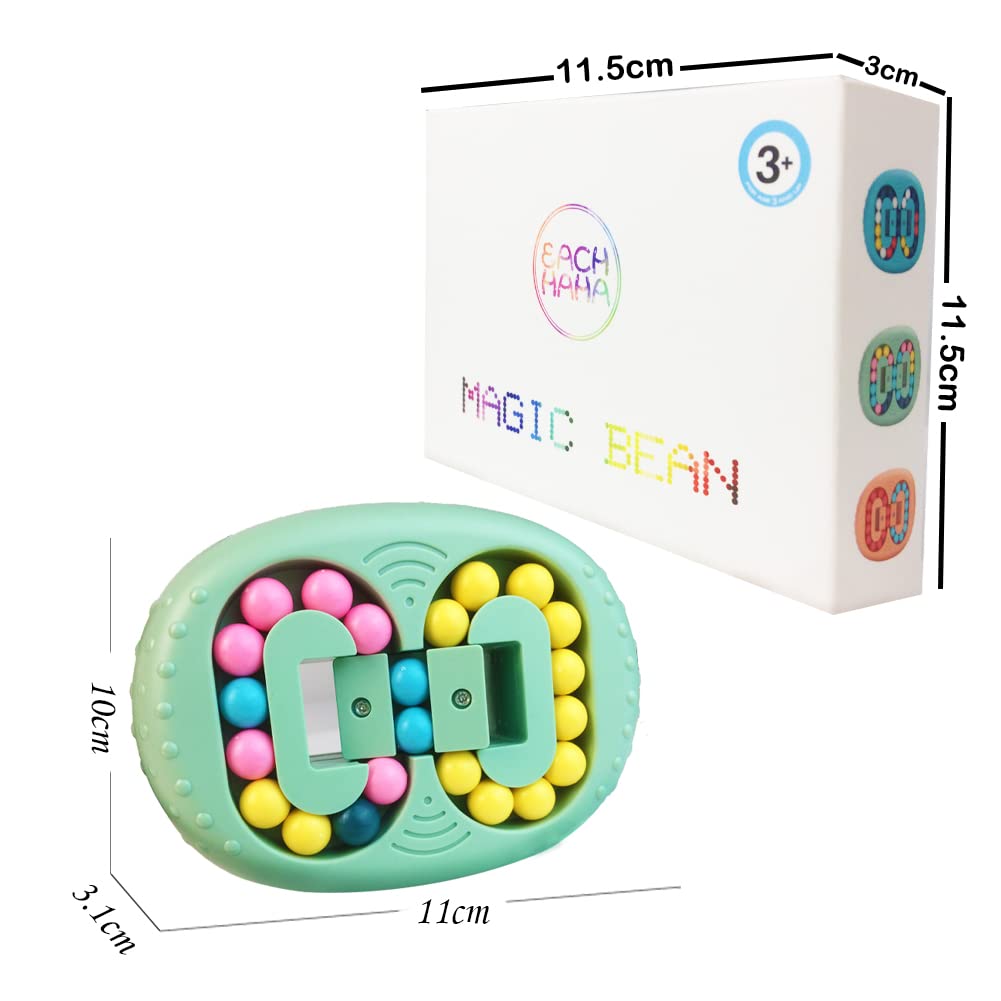 Magic Bean obracająca się kostka, fidget toy, zabawa zręcznościowa dla dzieci, poprawia myślenie logiczne i umiejętności praktyczne, prezent urodzinowy