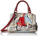 Anna by Anuschka Satchel Handbag | Genuine Leather | Roman Dreams