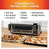 Ninja SP101 Digital Air Fry Countertop Oven with 8-in-1 Functionality, Flip Up & Away Capability for Storage Space