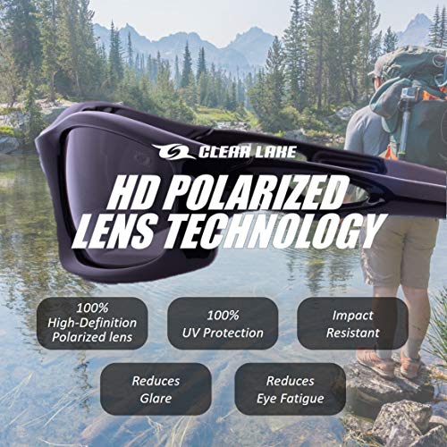 Clear Lake Mathew Polarized Sports Sunglasses for Men Women Fishing Running Hiking Running Cycling4
