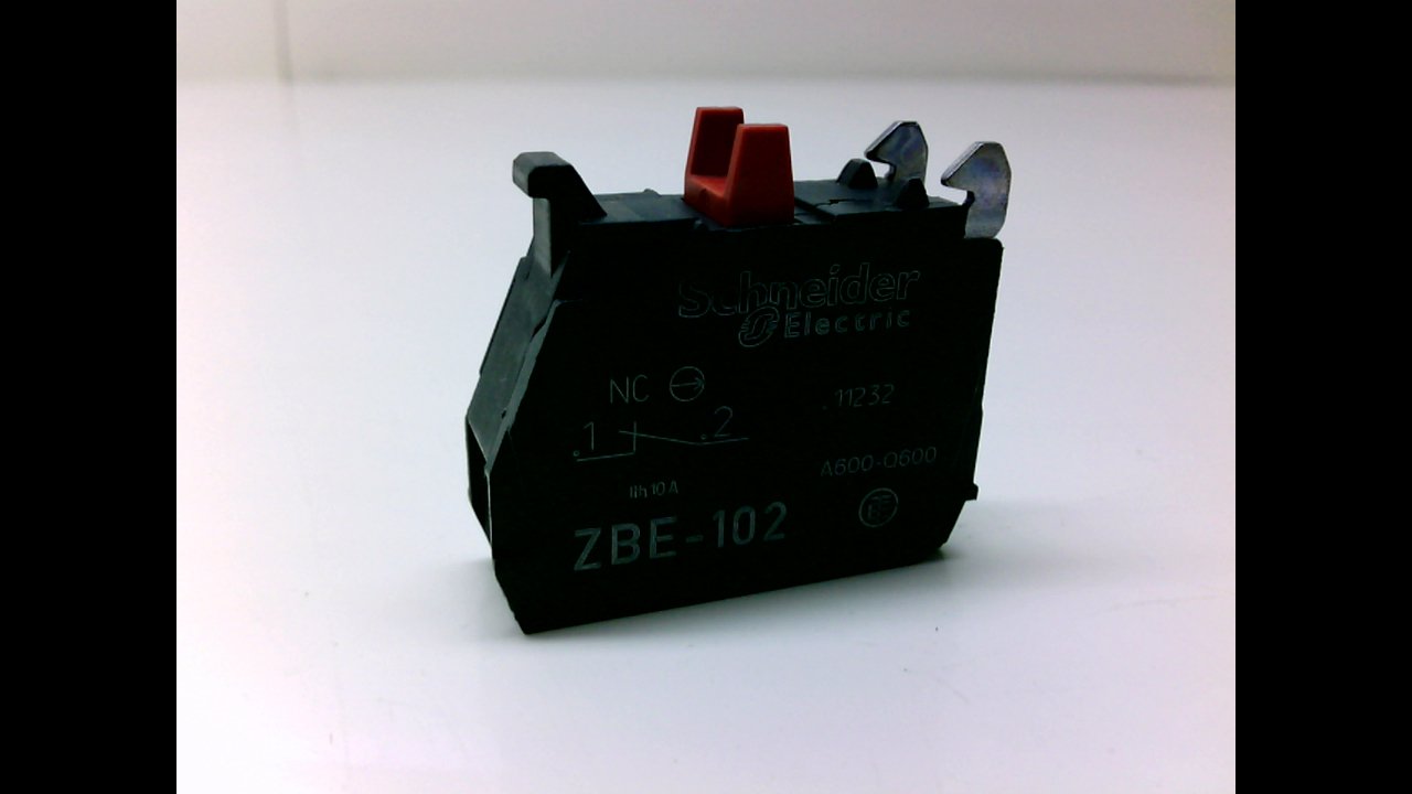 Schneider Electric Zbe-102 - Pack of 2 - Contact Block 1Nc