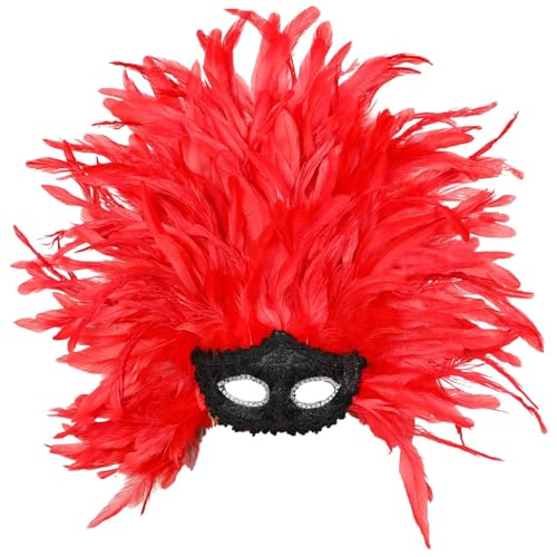 Bandeau à plumes pour adultes et enfants idéal déguisement cabaret et carnaval