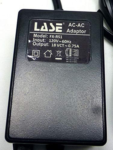 Adaptador de fuente de poder RS-1 con conector Phone Jack negro miniatura 3