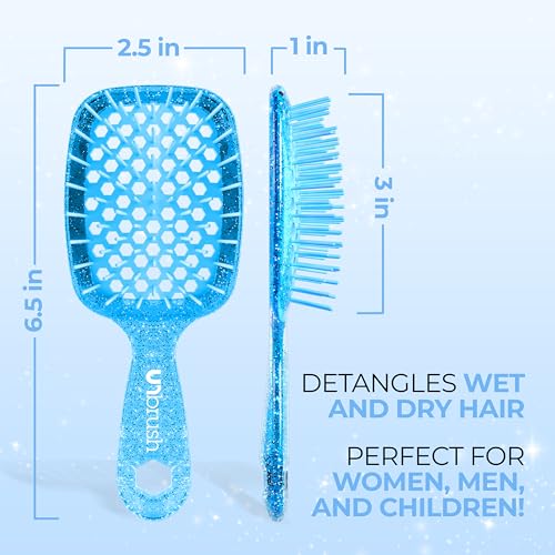 image for FHI Heat UNbrush Mini Detangler Brush for Pain-Free Brushing on All We