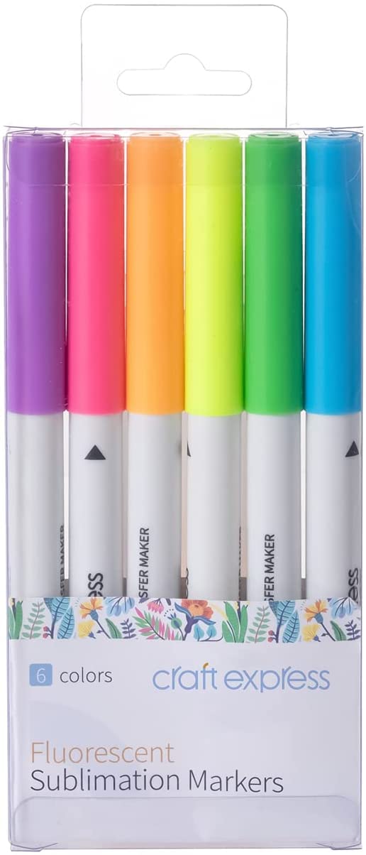 Craft Express Joy Sublimation Markers - Draw on Standard Paper and Use Heat Press to Crea…