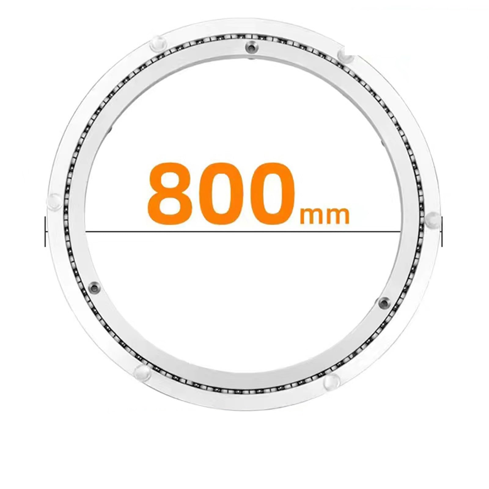 Dining Table Lazy Susan Aluminum Alloy Base Home Marble Plate Glass Round Table, Hardware Round Rotating Bearing Turntable Base(31.4inch)