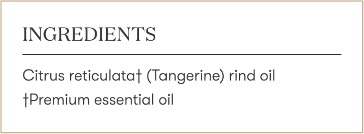 Young Living Tangerine Essential Oil 15ml - Delightfully Sweet Aroma, Contented Mindset When Diffused - Offers a Fresh, Sweet, Citrus Flavor, Provide Digestive, Lymphatic, and Immune Support