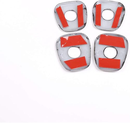 Miniatura 7 de YIWANG carbono Fibra estilo coche cerradura cubierta TRIM 4 unids para BMW X3 X4 G01 G02 2018 2019 auto Accesorios