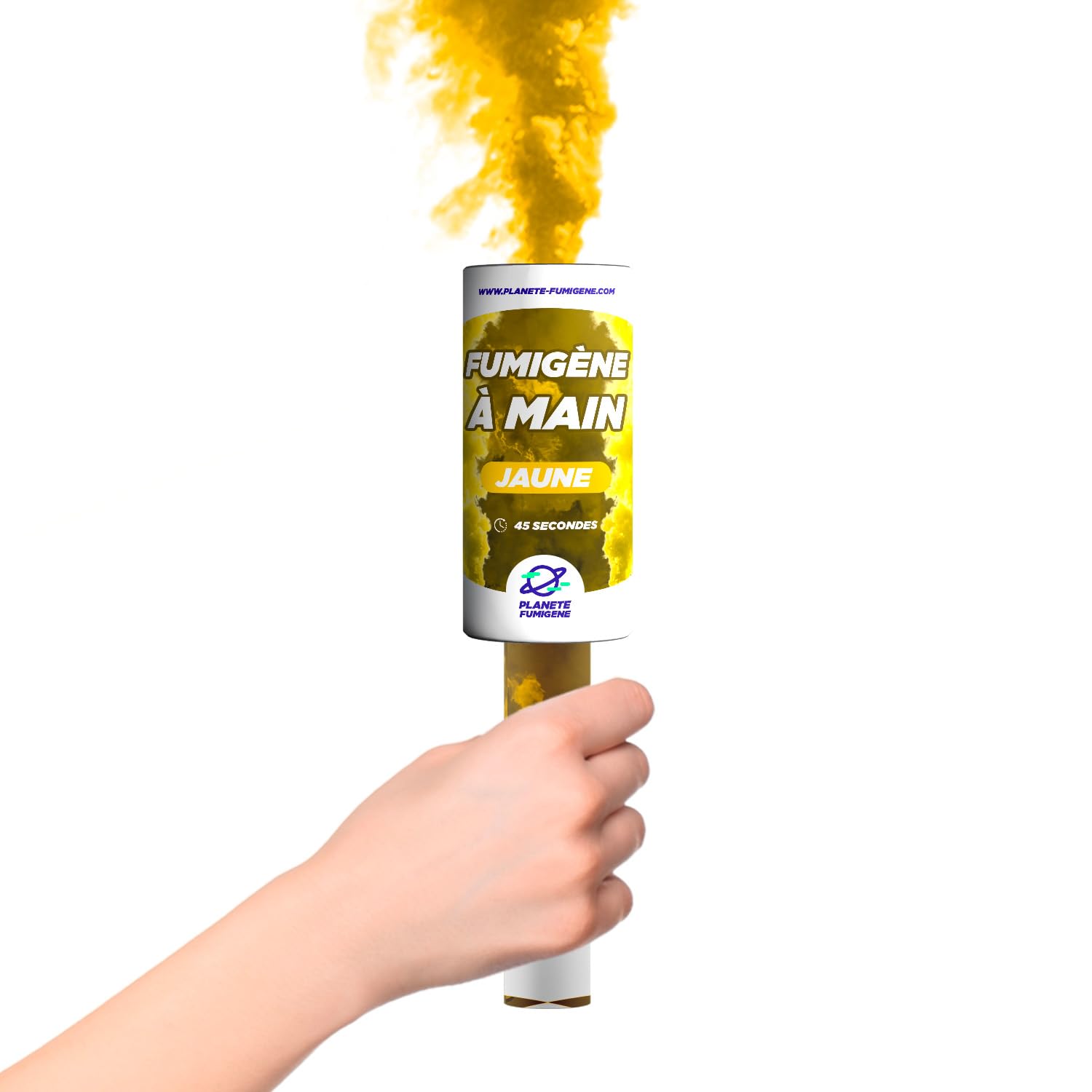 Fumigène Torche Main 45s Noir - Catégorie F1 | Effet Spectaculaire Événements