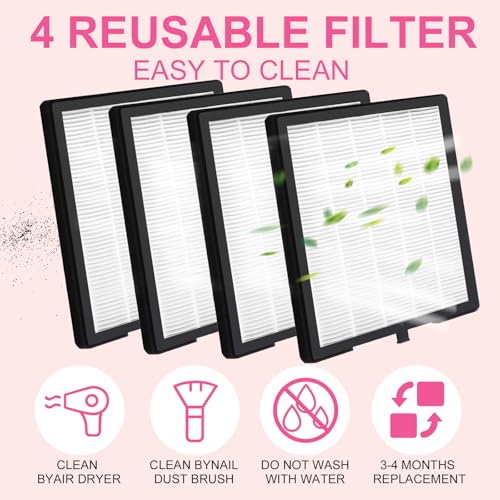 Filtros para colector de polvo de uñas 2 unidades miniatura 2