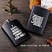 Zhaolian888 Petaca Personalizada con Grabado 8 oz de Acero Inoxidable Whisky matraz...