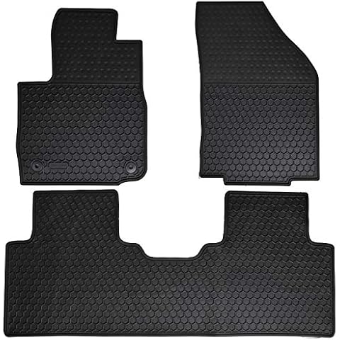 Megiteller Car Floor Mats Custom Fit for Chevrolet Chevy Equinox/GMC Terrain 2018 2019 2020 2021 2022 2023 2024 Odorless Washable Rubber All Weather Floor Liners Cover