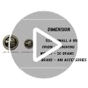 Image of Abs Golden 3D Lion Head Shank Button Embedded Enameled Lucite Round Abs Button for Blazer Suits Coat Bandhgala DIY Art & Crafts (Pack of 16 (8 Big + 8 Small), Black Lucite)
