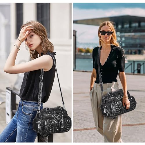 Image of Angel Kiss Small Purse Handbag for Women Crossbody and Shoulder Bags Multipocket Soft Hobo Purses
