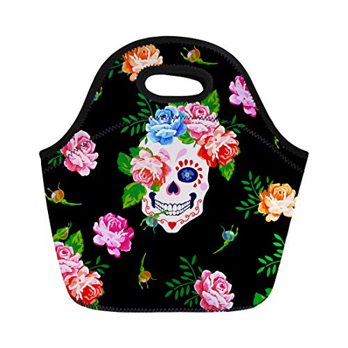 Semtomn bolsa de almuerzo de neopreno colorida Cover