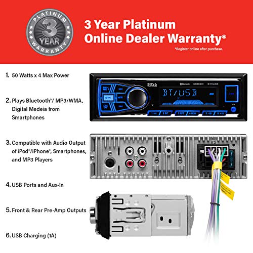 Reviews for BOSS Audio Systems 611UAB Multimedia Car Stereo