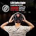 Casco bicicleta/Casco Bicic con luz,Certificado CE, casco bicicleta adulto con Visera Magnética...