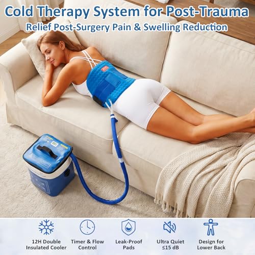 Image of Cold Therapy Ice Machine for Lower Back /Stomach After Surgery Pain Relief