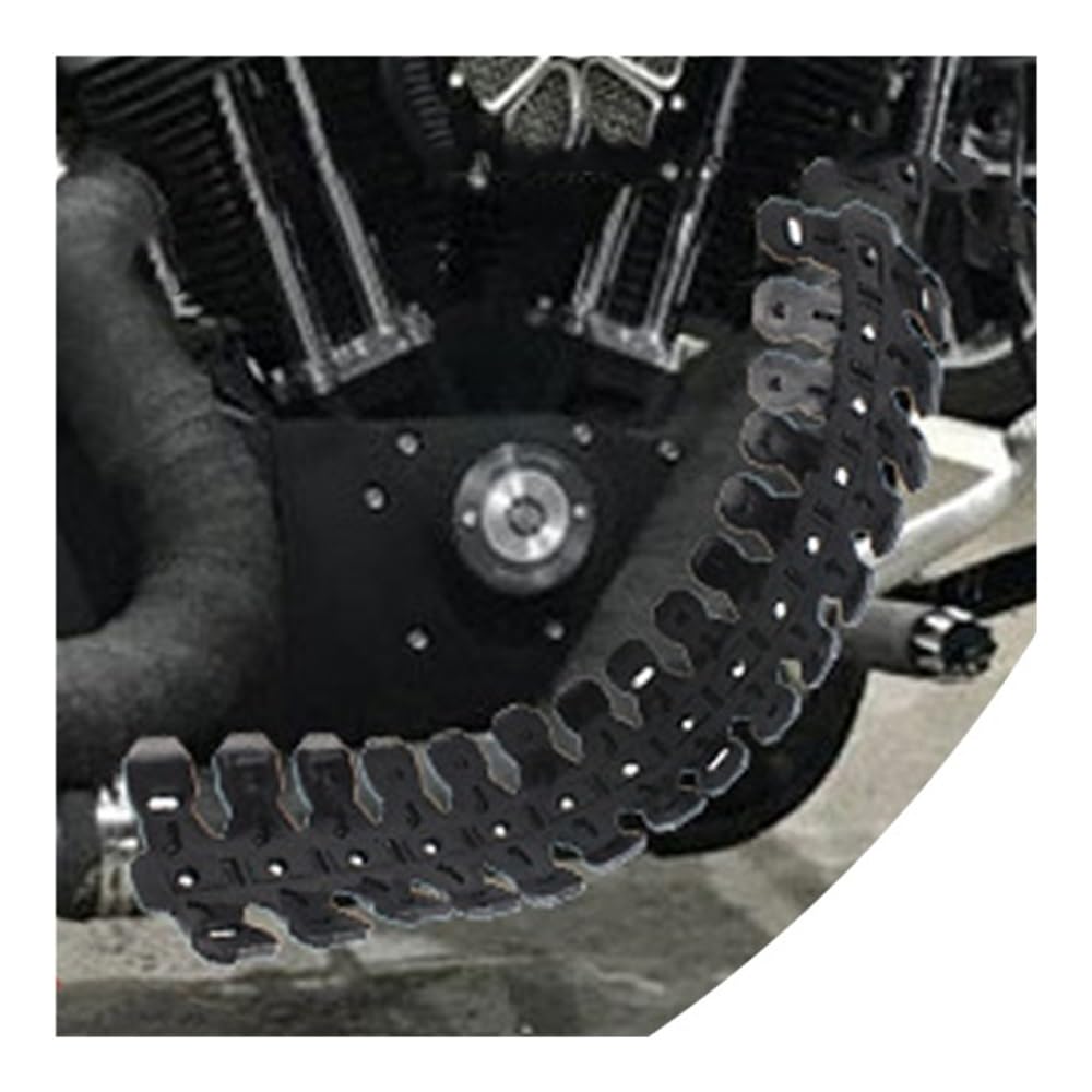 Protector Universal Silenciador Protección contra Calor De Escape para Motocicleta Cubierta De Protección Térmica Modificación De Tubos De 2 Tiempos Protección Tubo Escape