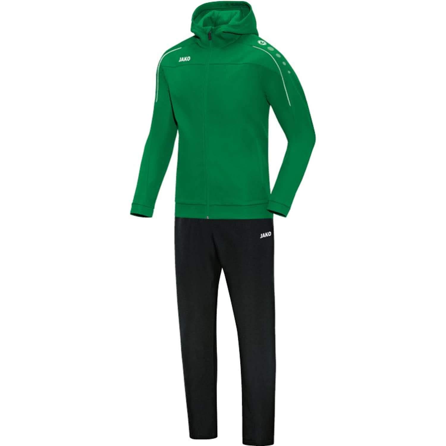 JAKO Women's Classico Hooded Presentation Suit, Sports Green, 46