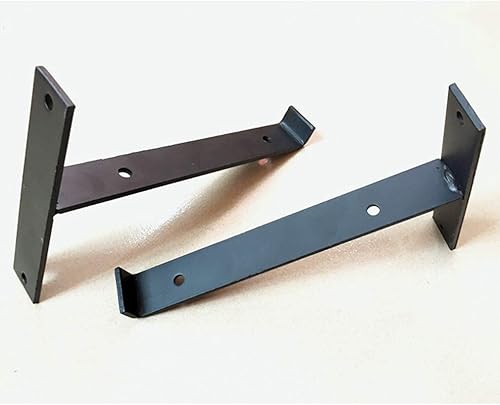 Miniatura 9 de Soportes para estante retro, en forma de T, para colgar en la pared, ángulo recto, soportes para estantes abiertos, soportes de esquina, para