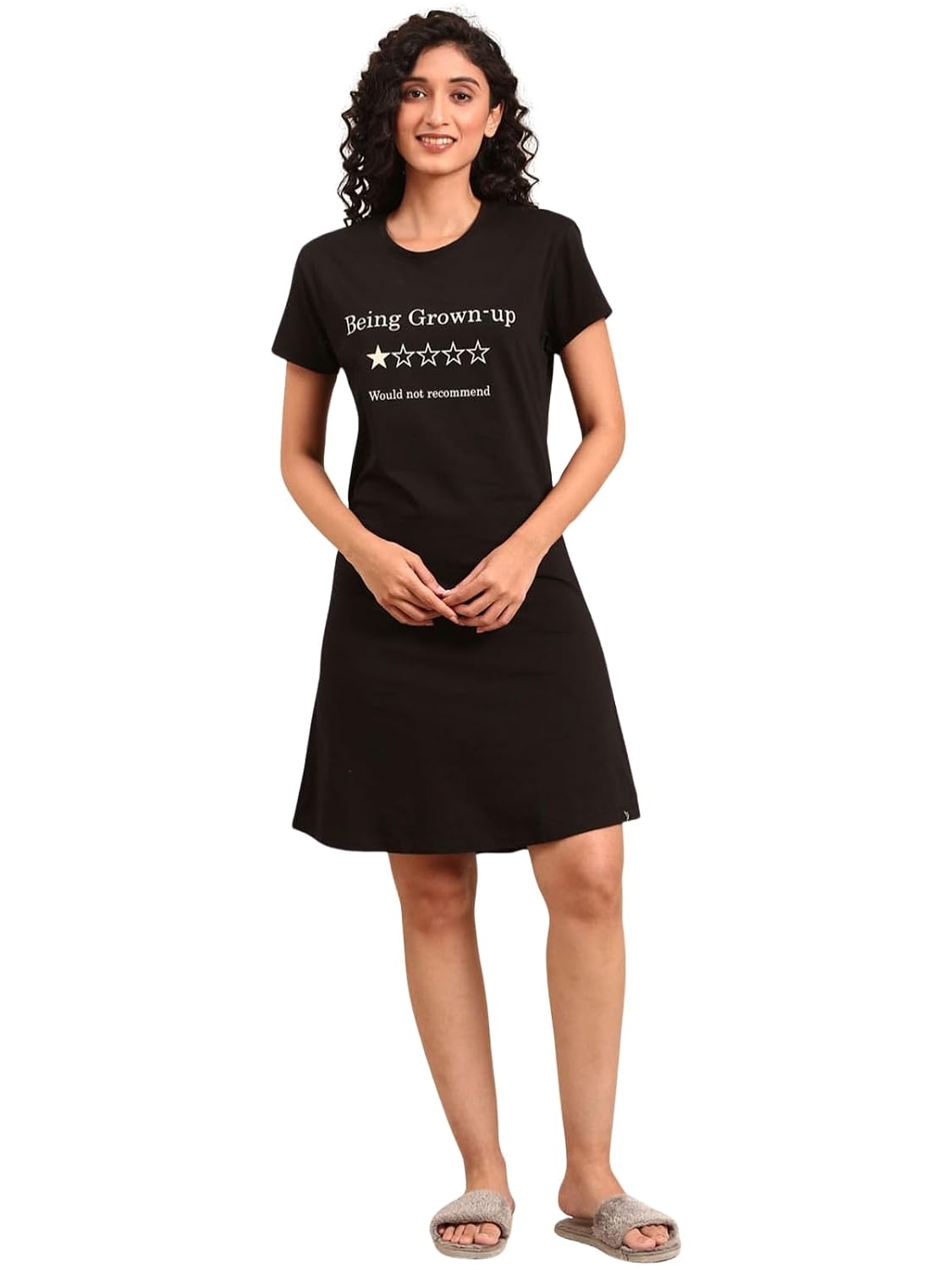TWIN BIRDS Cotton Long Tee for Women | Regular Fit Knee Length Longline T Shirt for Loungewear | Sleepwear, Casual Nightwear - Review, Price and Buying Guide