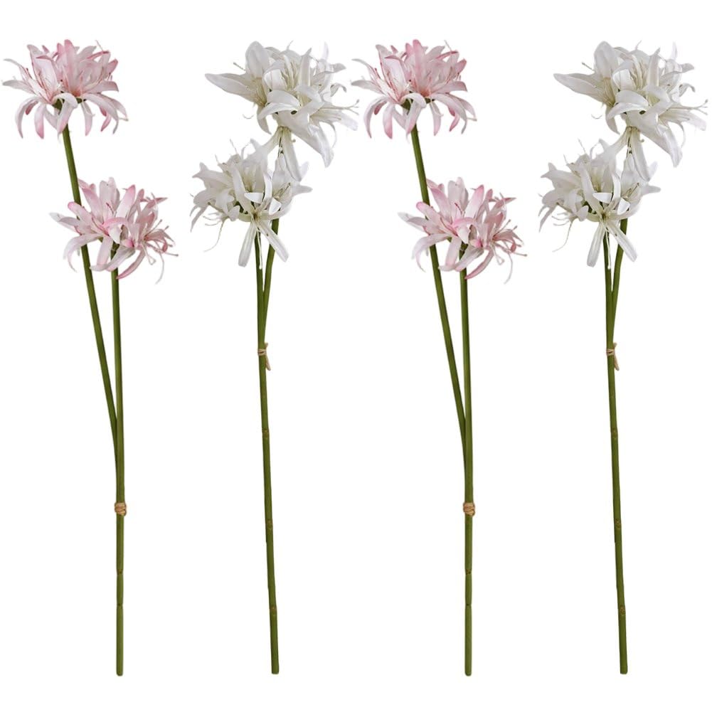 Fleurs de lys araignées artificielles lycoris radiata haut de gamme pour grand vase