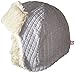 Zutano Unisex Baby Waffle Cozie Fleece Shaggy Cap, Charcoal, 18 Months