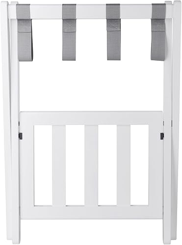 Miniatura 7 de Winsome Portaequipajes Raya con estante en acabado blanco