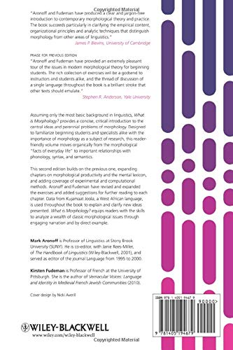 What is Morphology?, 2nd Edition