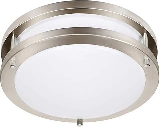 Drosbey 36W Dimmable LED Flush Mount Ceiling Light - 4000 Lumens 5000K Daylight White, 400W Equivalent for Bedroom Kitchen Bathroom