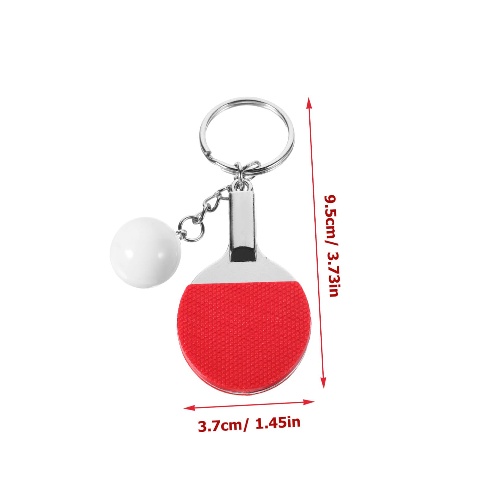 Gogogmee Bag Keychain Key Chain Sports Keyring for Boys Lightweight and Sturdy Pong Keychain