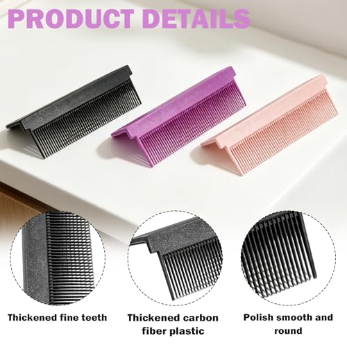 Set de 3 accesorios peine para plancha alisadora miniatura 3