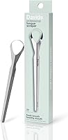 Vista 1 de Davids Raspador de lengua para adultos y niños, raspador de lengua profesional de acero inoxidable 100% de grado médico, fabricado en Estados Unidos